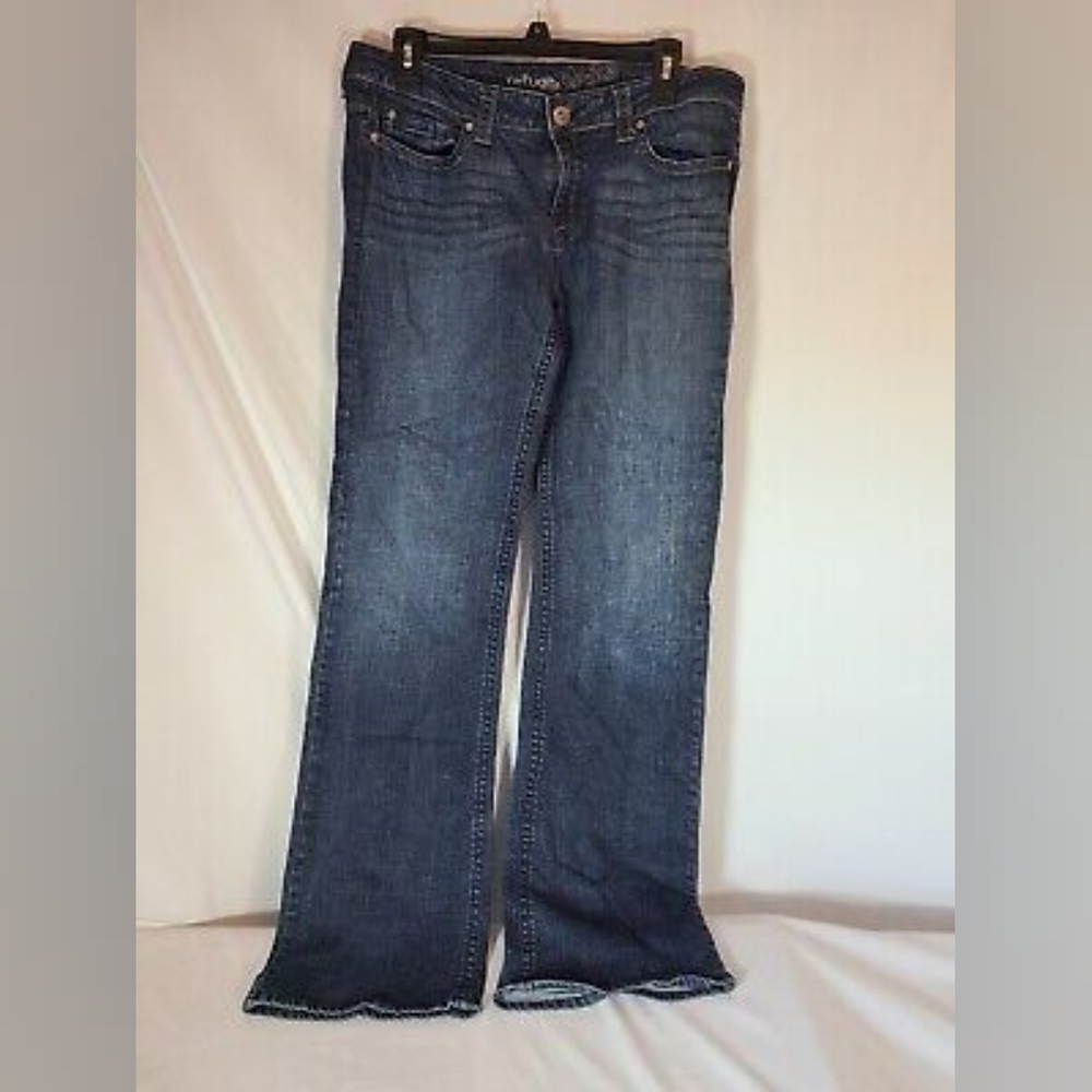 Refuge Womens Blue Jeans Size 13 Regular - Faded Skinny Jeans RN101331